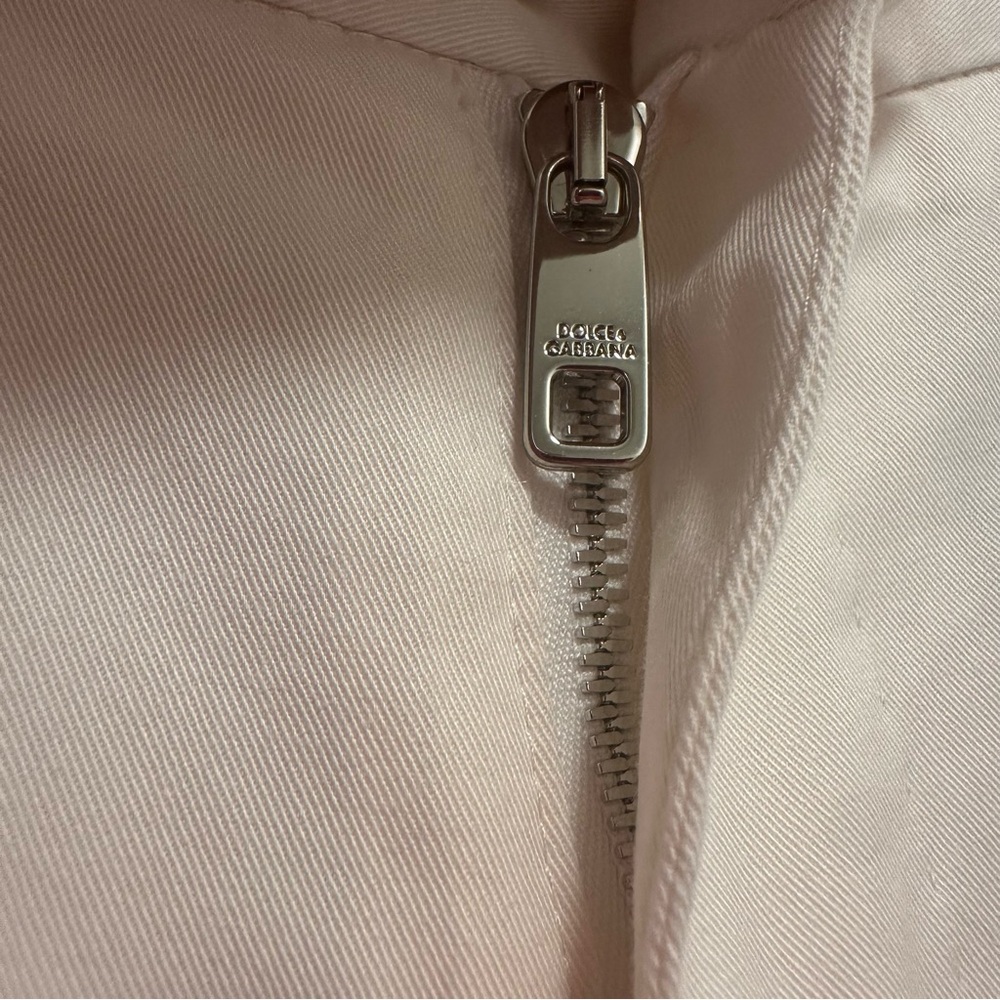Dolce & Gabbana beige White Stretch cotton shorts Size 54 - Picture 4 of 7